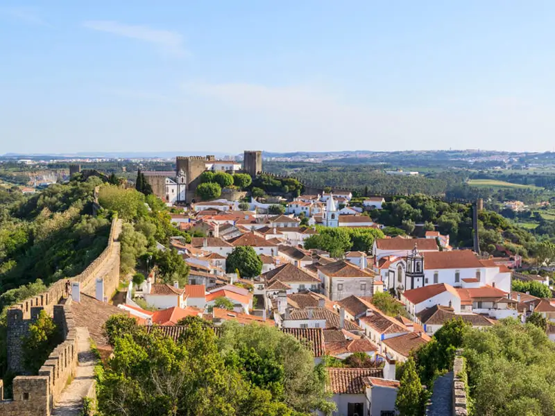 Old wall castle of Óbidos - Obidos and Nazare Tour