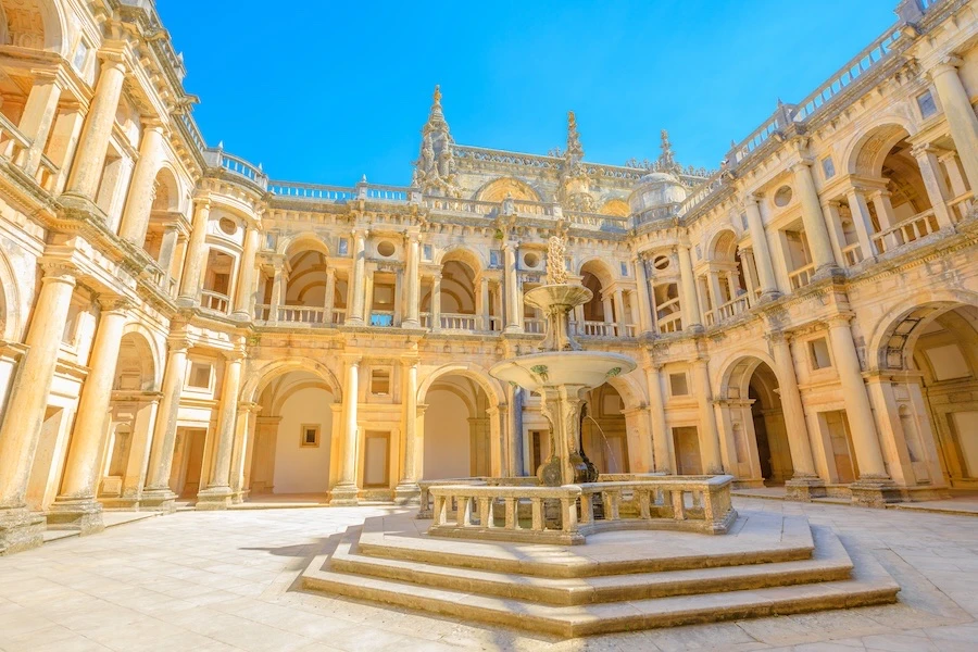 The Great Cloister in Convent of Christ in Tomar.