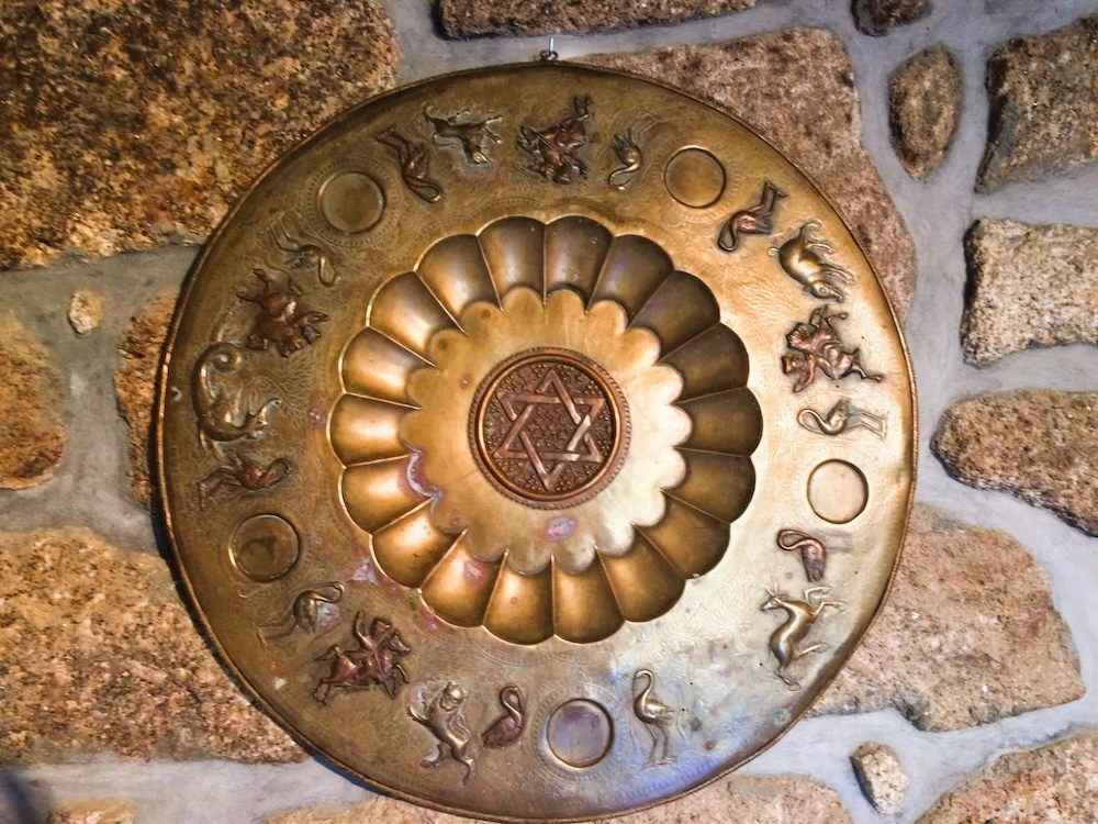 Passover seder plate - portuguese sephardic jews