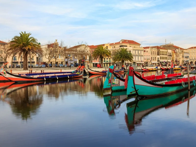 Traditional Gondola boats in Aveiro