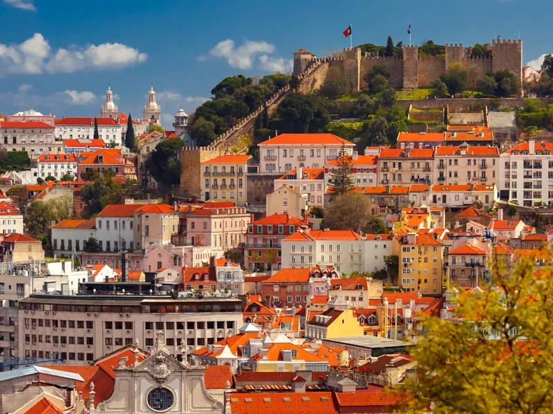 Viewpoint of Lisbon Old Town